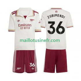 Maillot de Foot Arsenal Martin Zubimendi 36 Troisième 2025-26 - Enfant